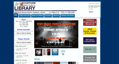 Desktop Screenshot of chathamlib.org