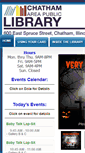Mobile Screenshot of chathamlib.org